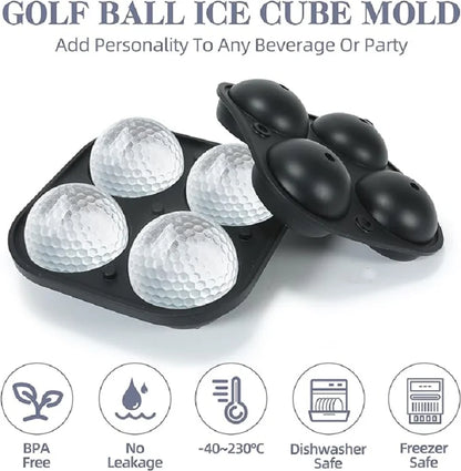 HookUpCo. Golf Ice Ball Mold for Whiskey