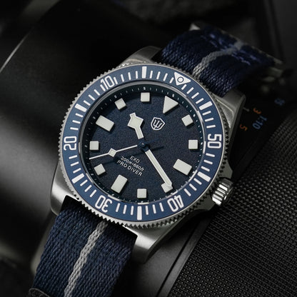 HookUpCo. Titanium Dive Watch 200M