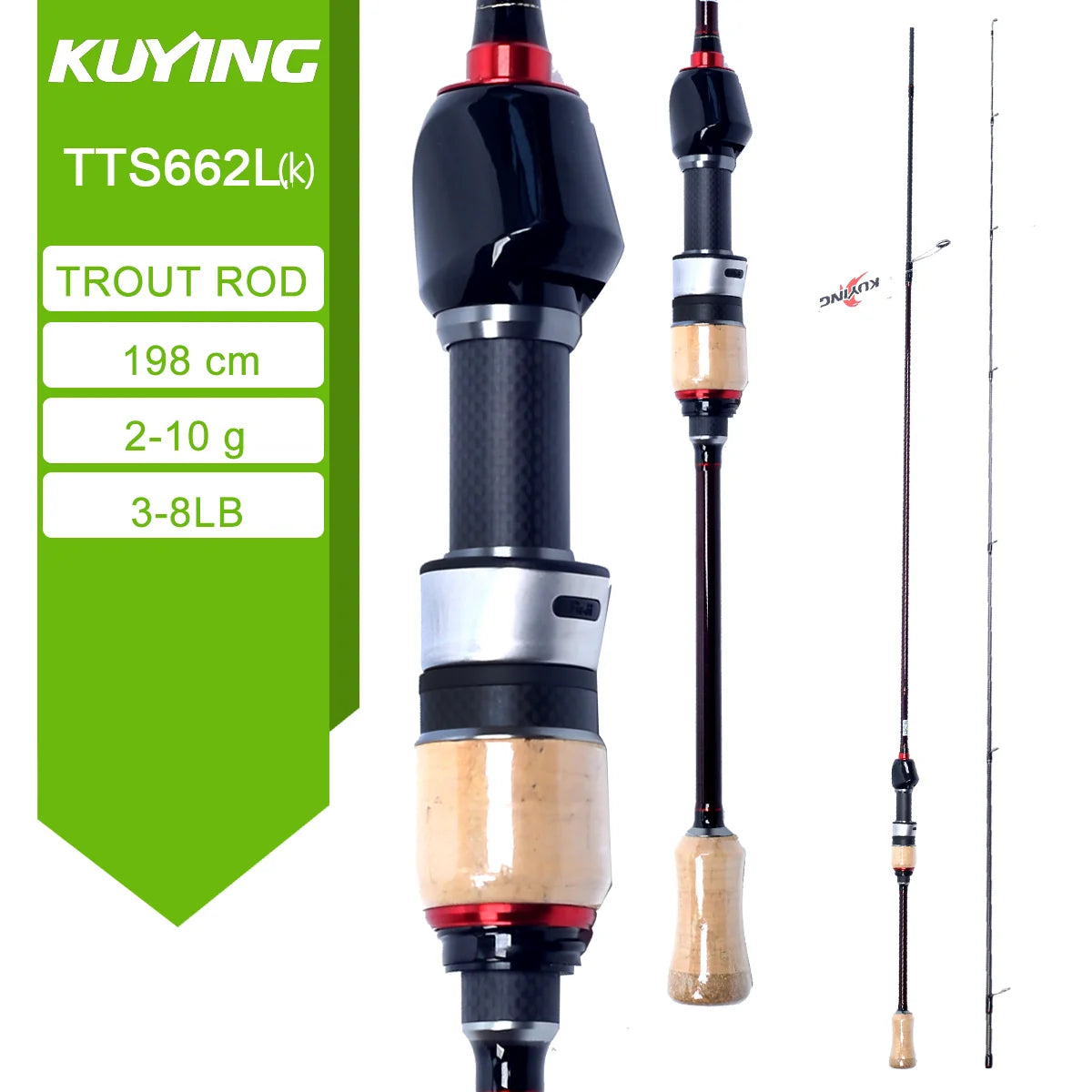 Lightweight Spinning Fishing Rod for Trout Anglers