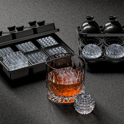 Leakproof Silicone Ice Cube Tray for Easy Party Drinks