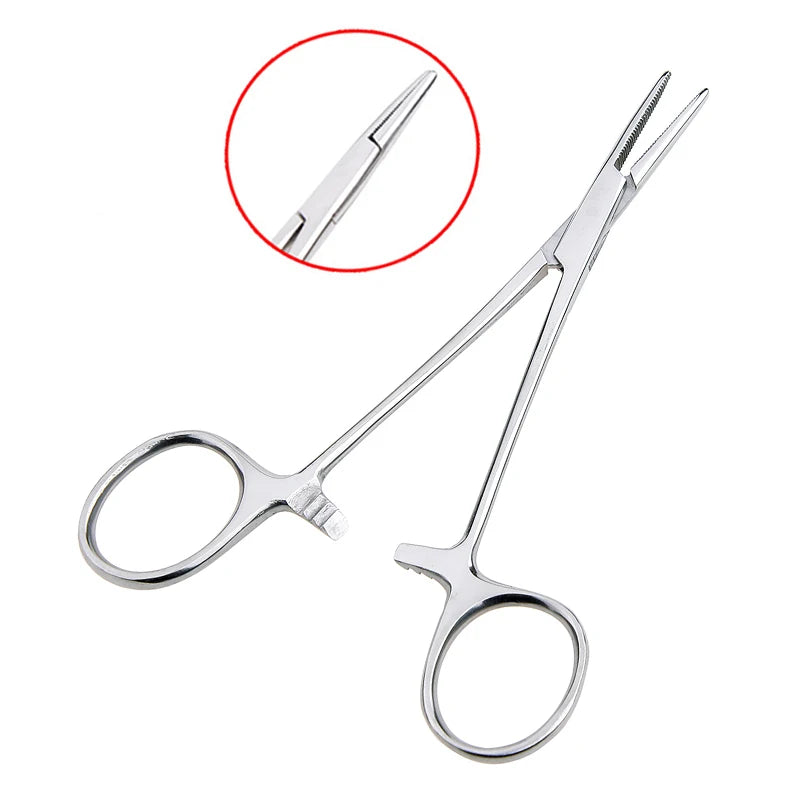 Precision Hemostatic Forceps for Pet Grooming and Fishing