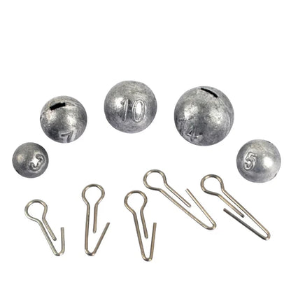 HookUpCo. Sinker Fishing Jig Heads Set 10Pcs - HookUpCo.