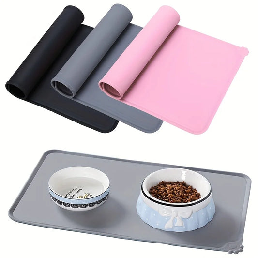 HookUpCo. Non-Stick Waterproof Pet Feeding Mat
