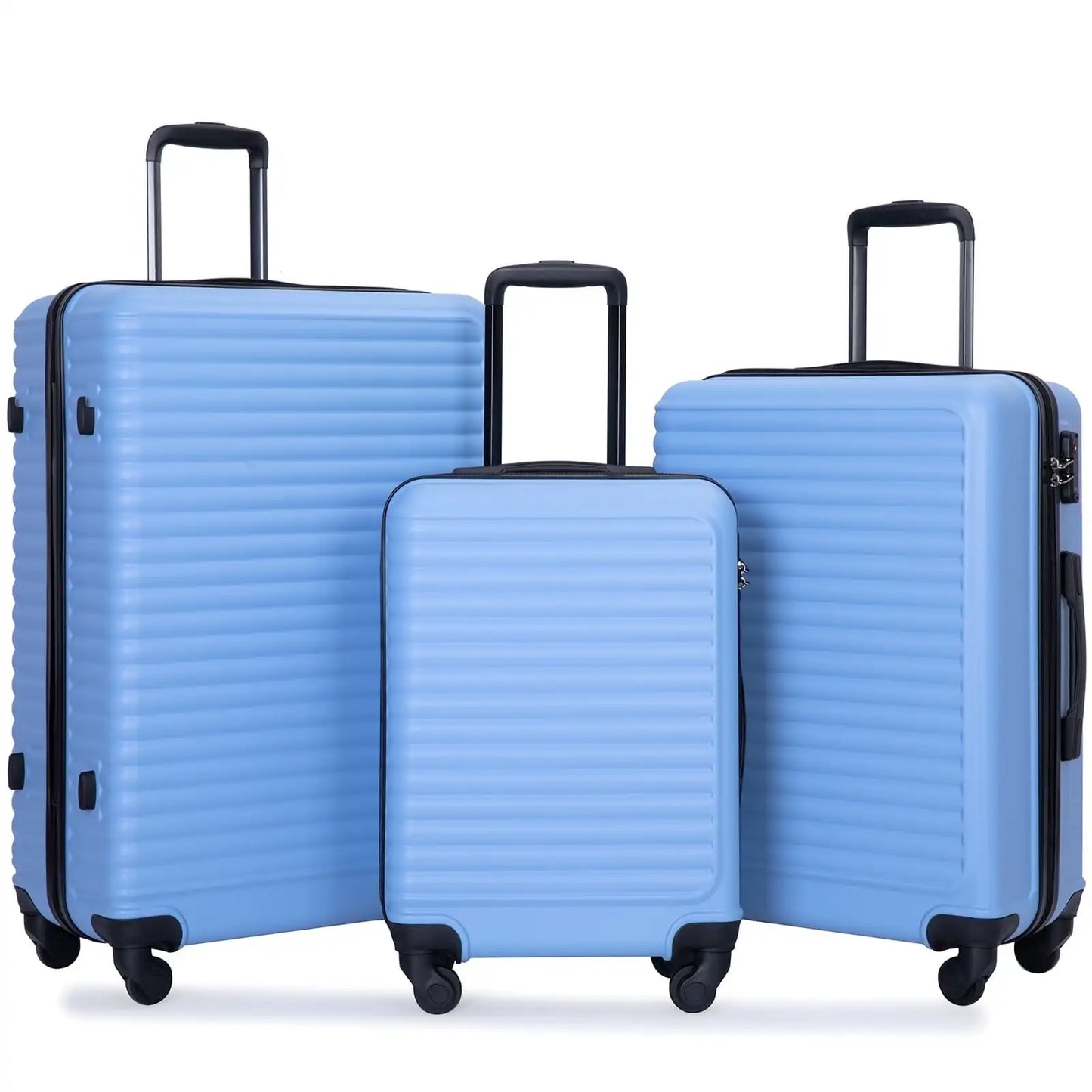 HookUpCo. Durable Hardside Luggage Set