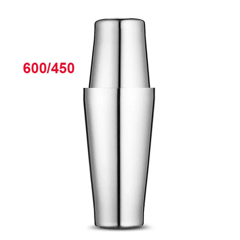 HookUpCo. Stainless Steel Cocktail Shaker Set