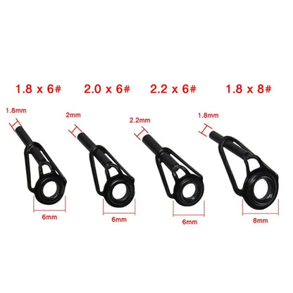 Stainless Steel Fishing Rod Tip Repair Set 8pcs
