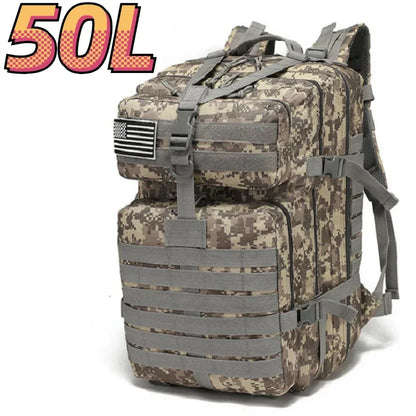 HookUpCo. 30L Waterproof Tactical Backpack
