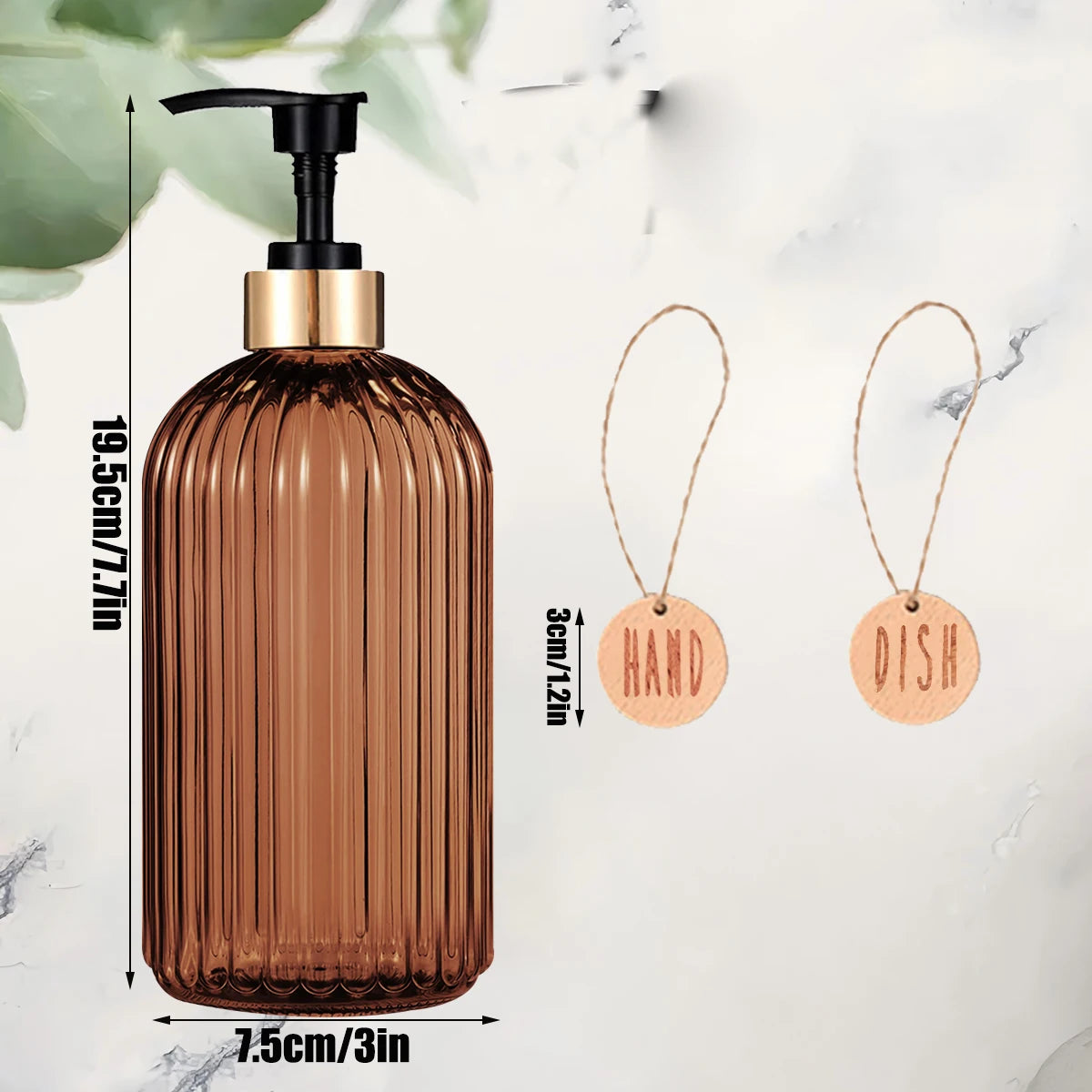 Elegant Reusable Soap Dispenser for Home Use