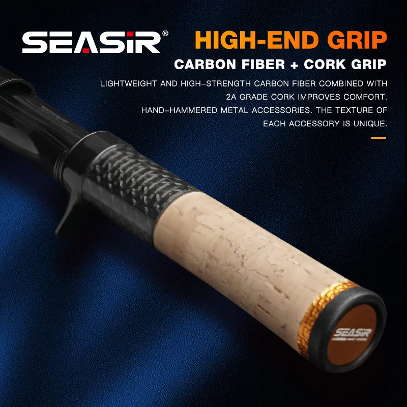 HookUpCo. Carbon Fiber Baitcasting Rod 1.65M - HookUpCo.