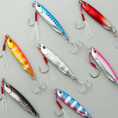 HookUpCo. Metal Cast Jig Spoon for Sea Bass - HookUpCo.
