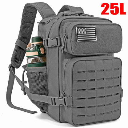 HookUpCo. Tactical Backpacks with Water Bottle Holder