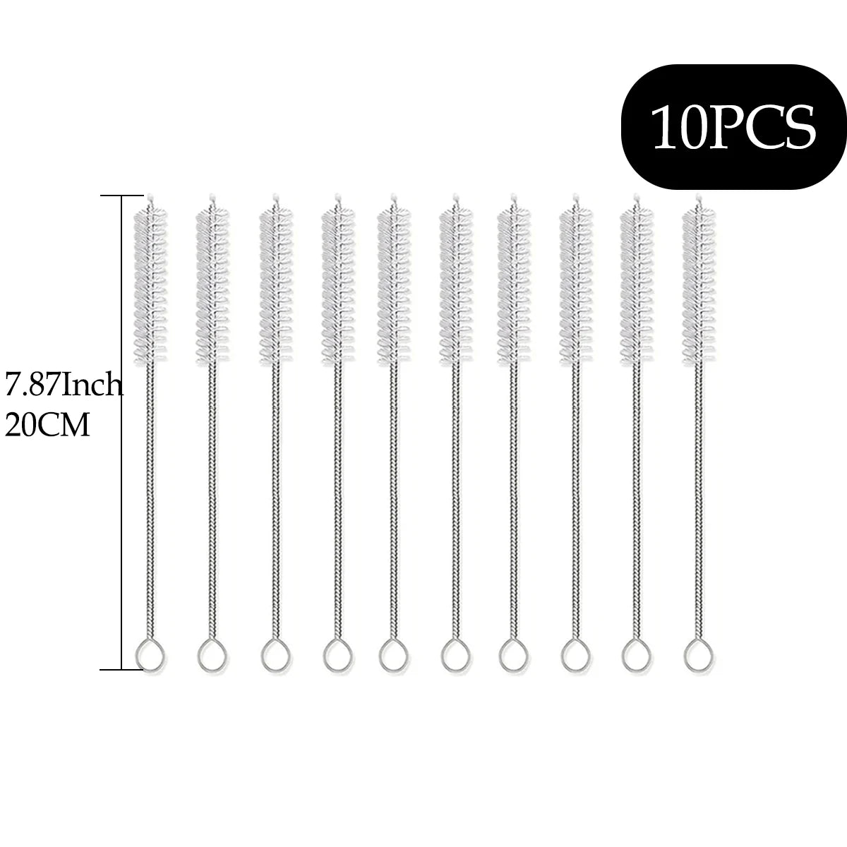 HookUpCo. Extra Long Straw Cleaner Brush Kit