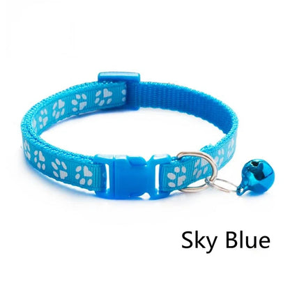 HookUpCo. Colorful Pet Collar with Safety Bell