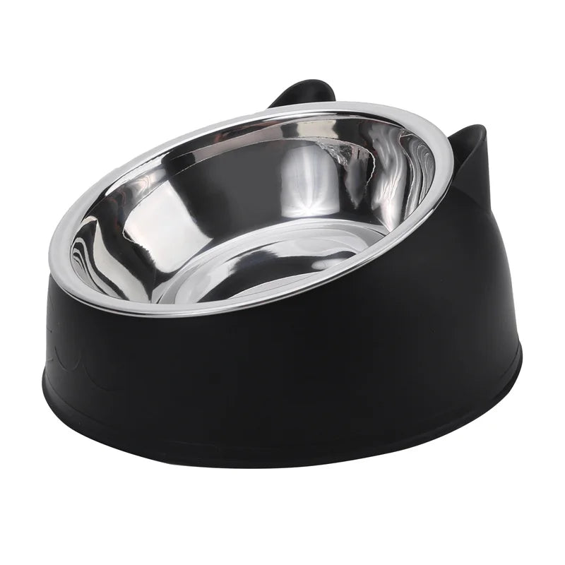 Creative Stainless Steel Pet Feeding Bowls for Cats & Dogs