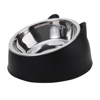 Creative Stainless Steel Pet Feeding Bowls for Cats & Dogs
