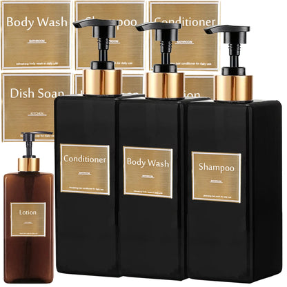 HookUpCo. Refillable Soap Dispenser Set