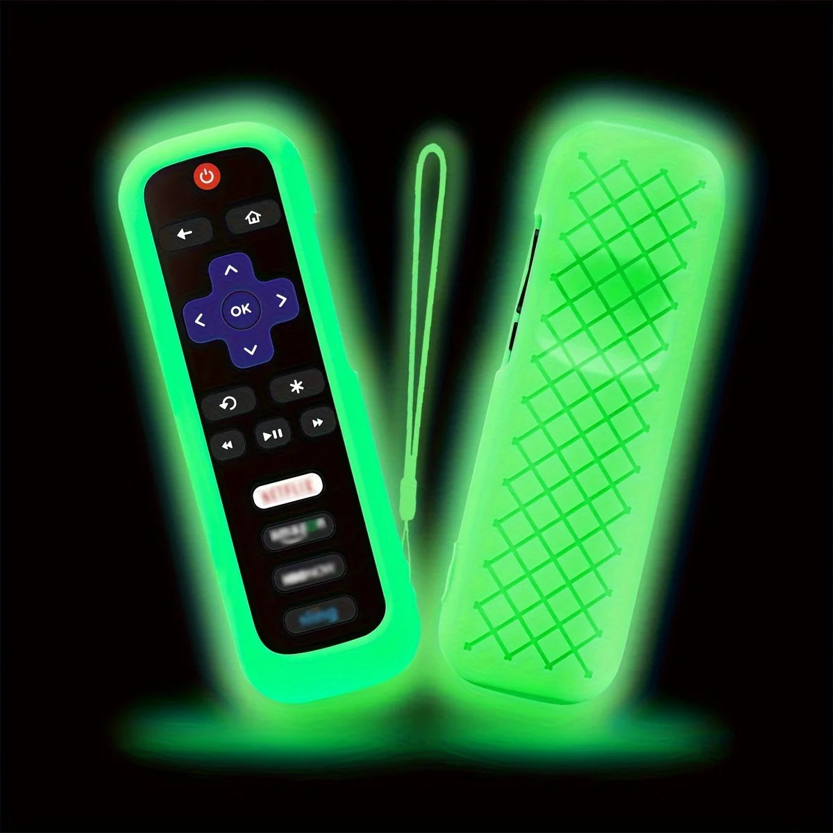 Luminous Silicone Remote Control Set for TVs