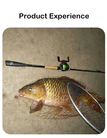 PURELURE FIAMMA Cork Handle Spinning Rod Casting Combo High Carbon Universal Long Throwing Fishing Rod FUJI Ring Fast