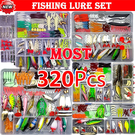 HookUpCo. Premium Fishing Lure Kit with Box - HookUpCo.