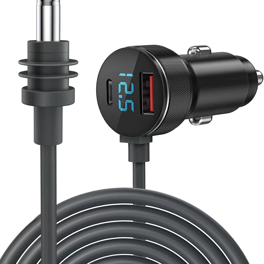 HookUpCo. Mini Dual USB Car Charger with Voltmeter - HookUpCo.