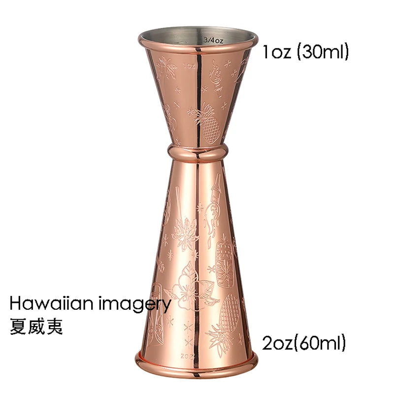 Japanese Stainless Steel Jigger 1oz/2oz