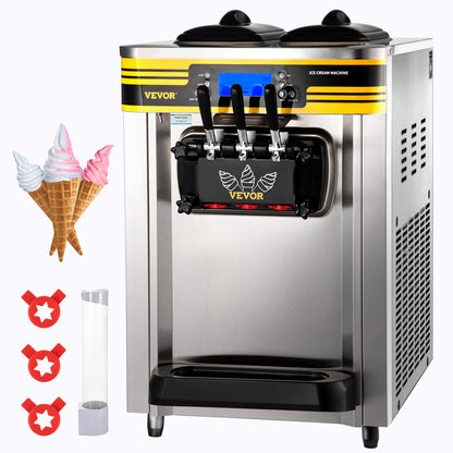 HookUpCo. Tricolor Soft Serve Machine
