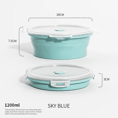 HookUpCo. Stackable Silicone Lunch Box Set