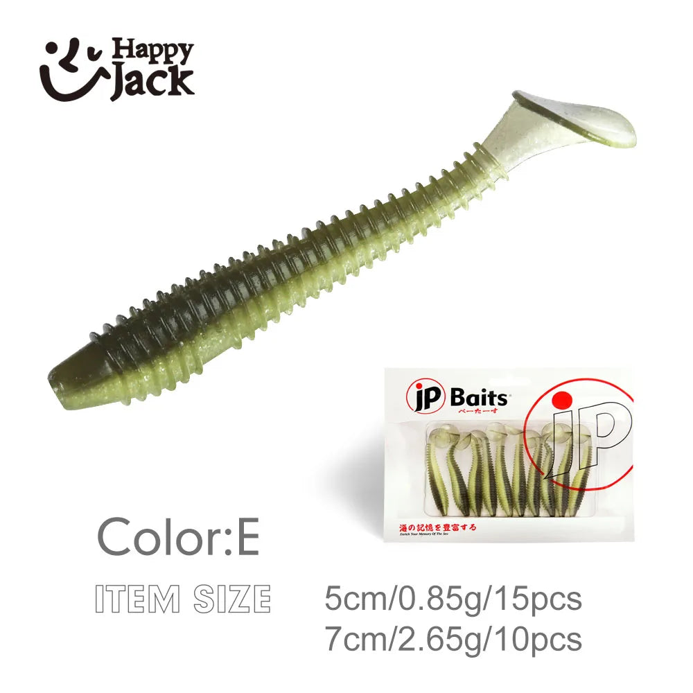 HookUpCo. Soft Fishing Lures 15pcs Set - HookUpCo.