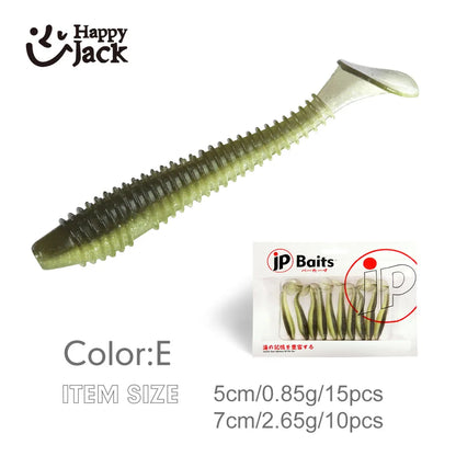 HookUpCo. Soft Fishing Lures 15pcs Set - HookUpCo.