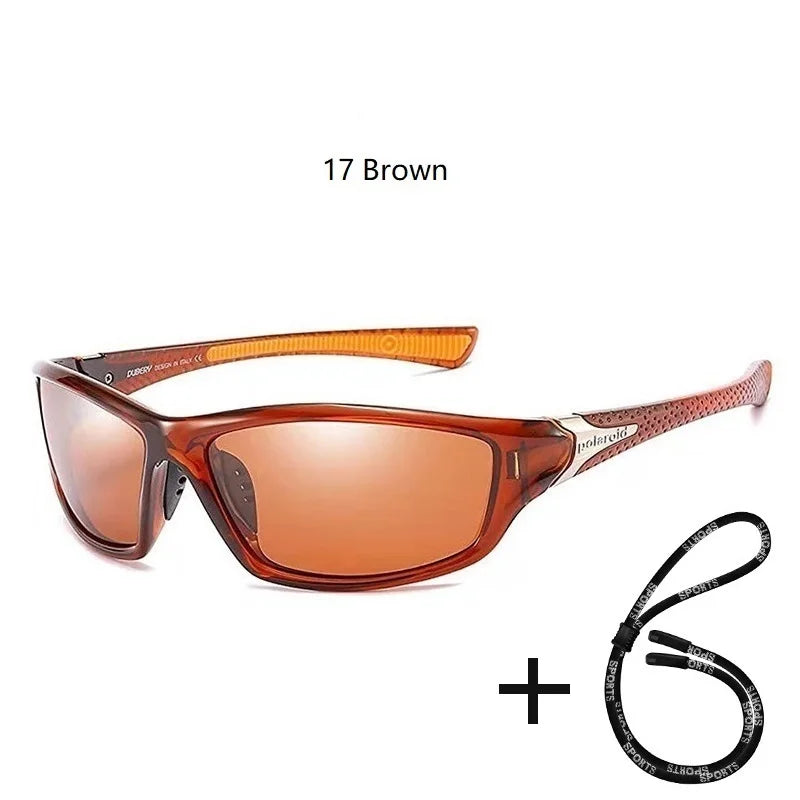 Men's Polarized Fishing Outdoor Sunglasses with Chain