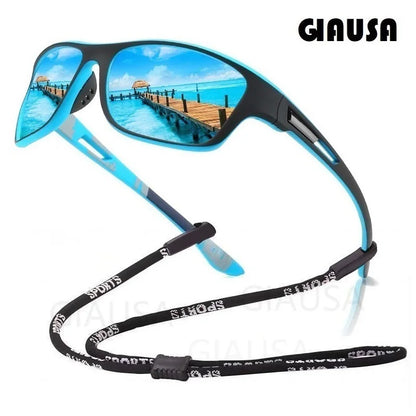 Men's Polarized Fishing Outdoor Sunglasses with Chain