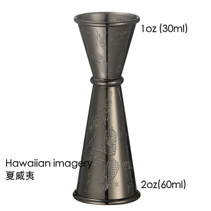 Japanese Stainless Steel Jigger 1oz/2oz
