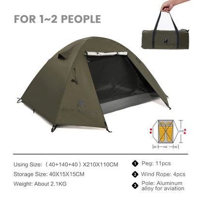 HookUpCo. Waterproof Camping Tent with Sun Protection - HookUpCo.