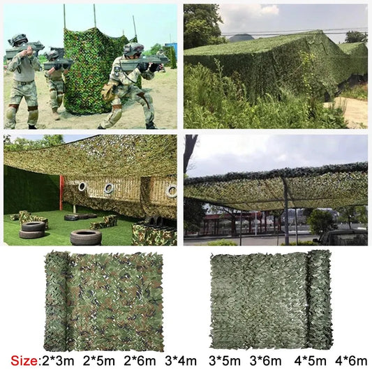 Camouflage Outdoor Sunshade Netting for Camping and Hunting