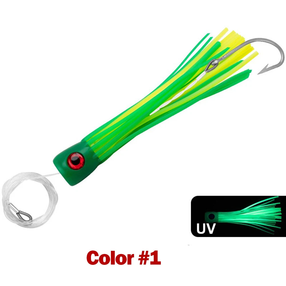 HookUpCo. Wahoo Fishing Teaser Rigged Lure - HookUpCo.