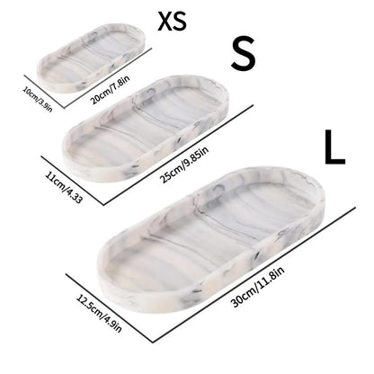 Silicone Tray for Organized Bathroom Essentials