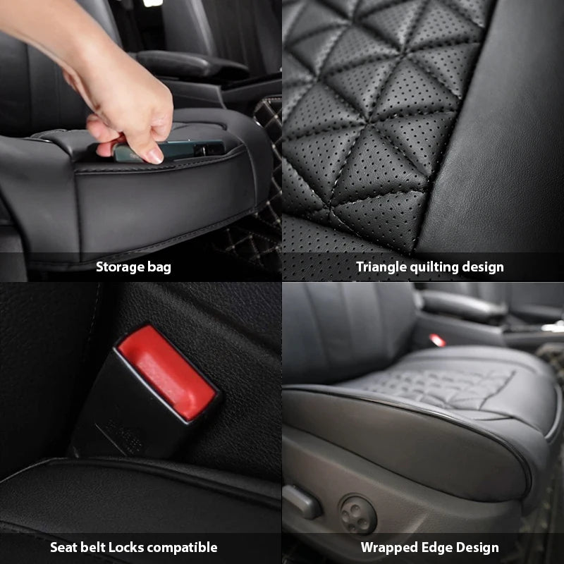 HookUpCo. PU Leather Car Seat Cover Cushion - HookUpCo.