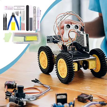 24-Piece Miniature Tool Kit for Model Building