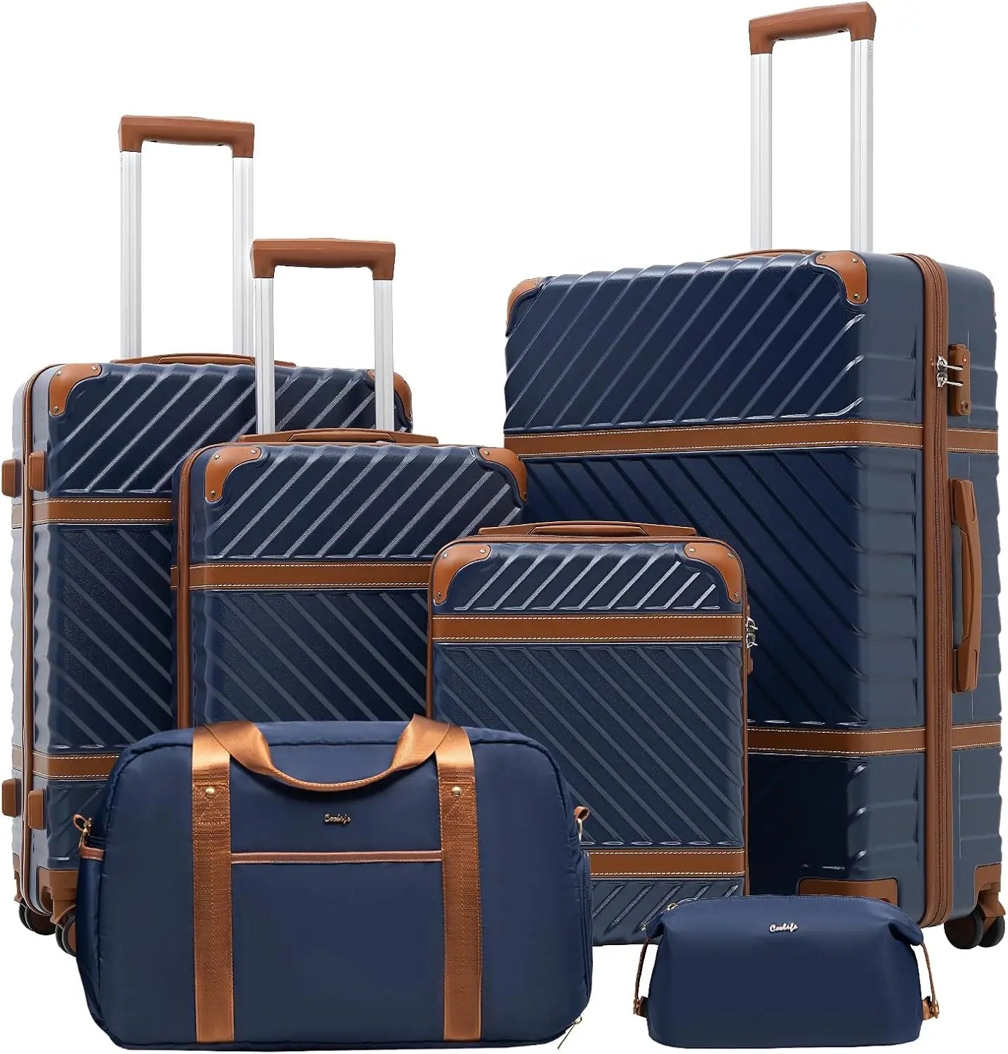 HookUpCo. Hardshell Luggage Set