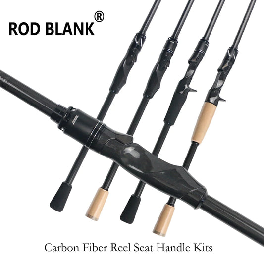 HookUpCo. Carbon Fiber Fishing Rod Building Handle Kit