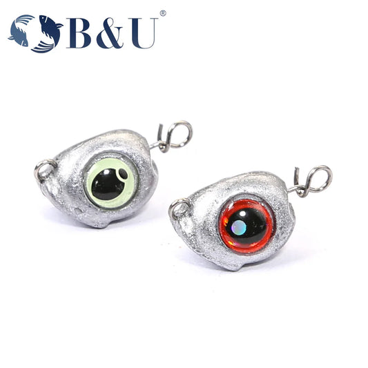 HookUpCo. Cheburashka Sinker Jig Head for Effective Fishing