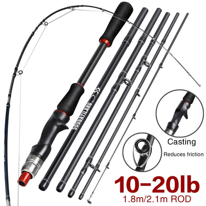 HookUpCo. Carbon Fiber Fishing Rod 1.8m/2.1m - HookUpCo.