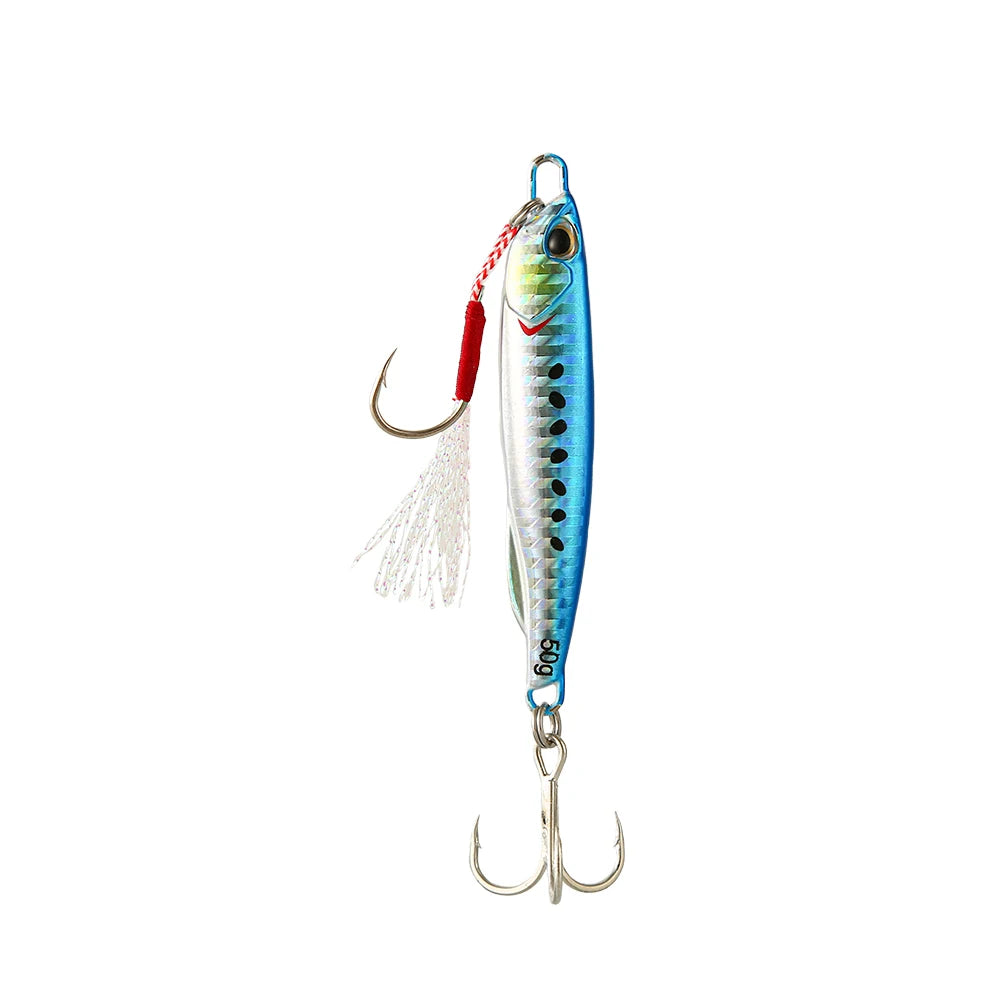 HookUpCo. Metal Cast Jig Spoon for Sea Bass - HookUpCo.