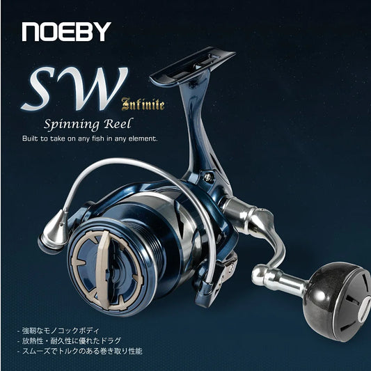 HookUpCo. Premium Saltwater Spinning Fishing Reel 25kg Drag
