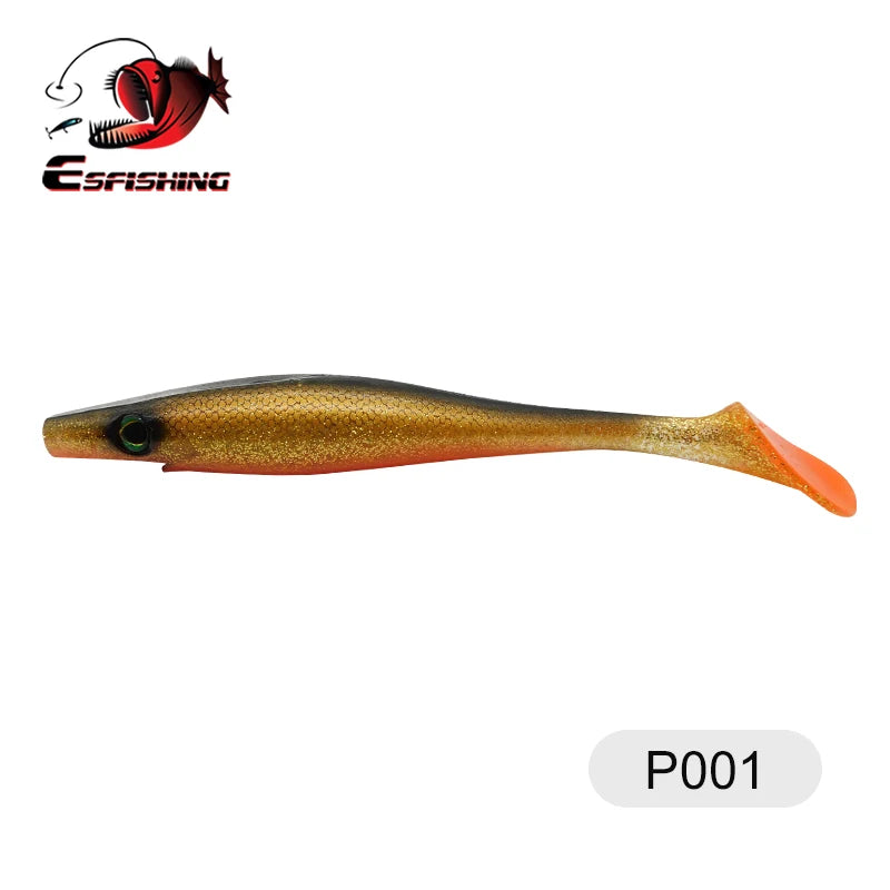 HookUpCo. Hog Shad Soft Lures for Pike Fishing - HookUpCo.