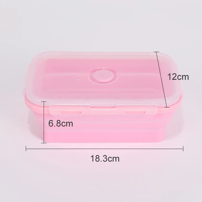 HookUpCo. Collapsible Silicone Food Storage Bowls
