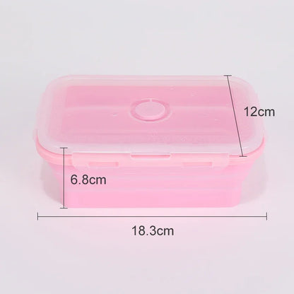 HookUpCo. Collapsible Silicone Food Storage Bowls