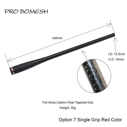 HookUpCo. Carbon Fiber Taper Grip Fishing Handle - HookUpCo.