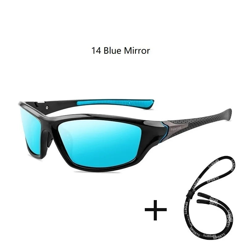 Men's Polarized Fishing Outdoor Sunglasses with Chain