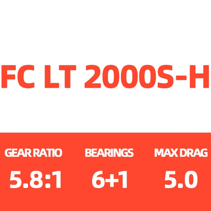 HookUpCo. 2025 Caldia LT Spinning Reel, 6+1BB